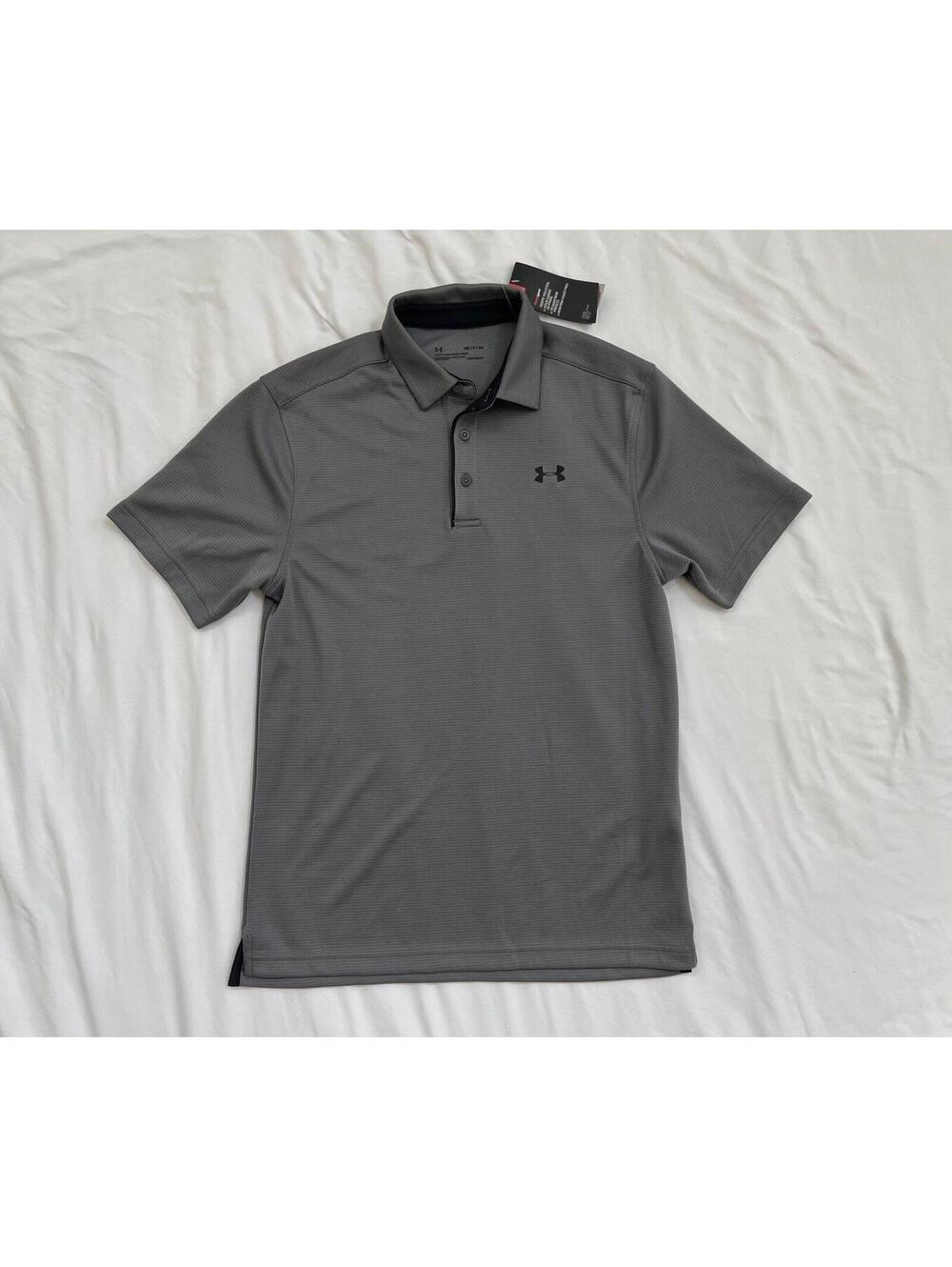 Under Armour men’s size small grey tech polo shirt